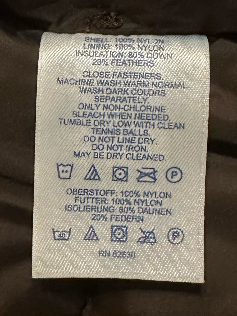 Lands’ End Brown Down Puffer Vest Small 6-8 Quilted Snap Front - Picture 9 of 9